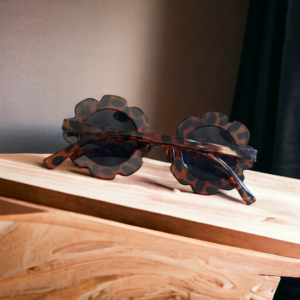 Kids Sunglasses Flower Baby Sport Shades Glasses Outdoor Sun Protection Eyewear